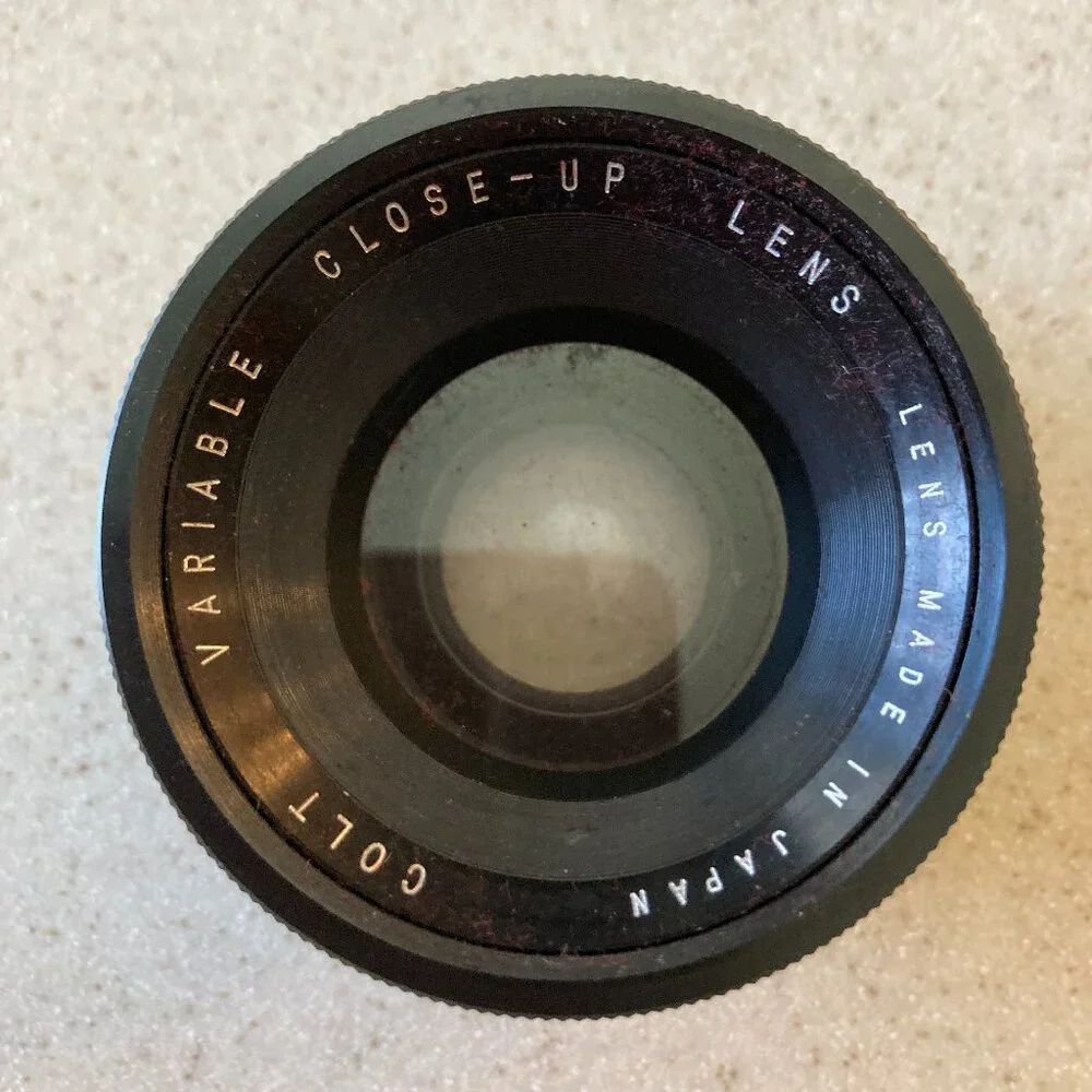 Vintage Colt Variable Close-Up Lens Made in Japan with Case.